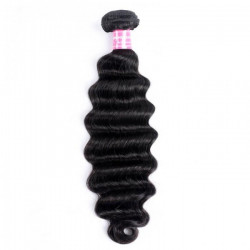 Preciousluxuryhair Hair 1 Bundle 100% Human Virgin Hair Loose Deep Wave