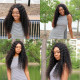 Preciousluxuryhair 1PCS Virgin Deep Wave Hair 4*4  Lace Closures 100% Human Hair Closure