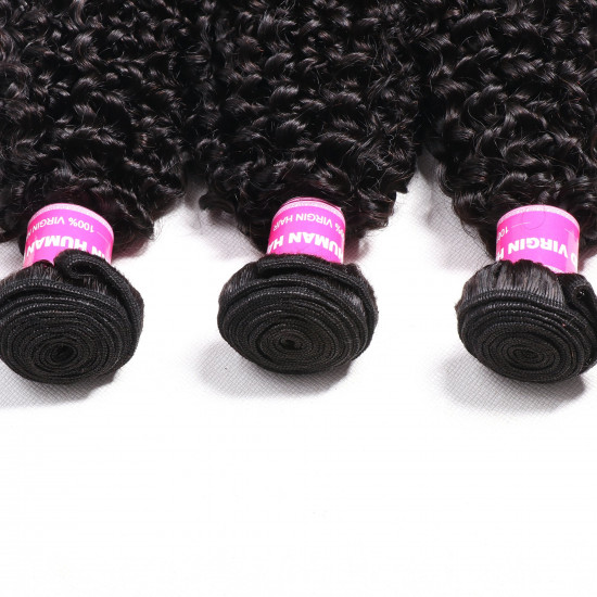 Preciousluxuryhair Hair 3 Bundles Brazilian Kinky Curly Hair Bundles On Sale 100% Human Hair