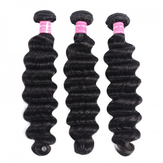 Preciousluxuryhair Hair 3 Bundles Loose Deep Wave Hair Bundles On Sale 12-26 Inch 100% Human Hair