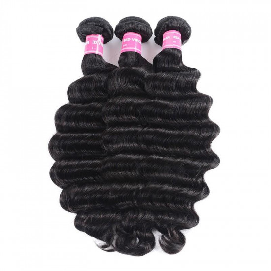 Preciousluxuryhair Hair 3 Bundles Loose Deep Wave Hair Bundles On Sale 12-26 Inch 100% Human Hair