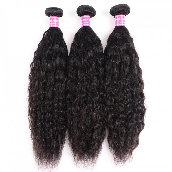 Preciousluxuryhair Hair 3 Bundles Super Wave Hair, Double Weft Human Hair Weave