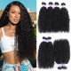 Preciousluxuryhair Hair 4 Bundles Malaysian Curly Hair Weaves New Remy Human Hair Bundles