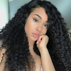 Preciousluxuryhair Hair 4 Bundles Peruvian Curly Hair New Remy Human Hair Affordable Sale Price