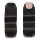 Preciousluxuryhair 4x4 Fake Scalp PU Silk Lace Closure Straight Pre-Plucked Natural Lace Closure Good Quality