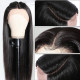 Preciousluxuryhair Straight Human Hair Lace Part Wig 150% Density Natural Hairline Hand Tied Lace Part Wig Pre Plucked Hairline