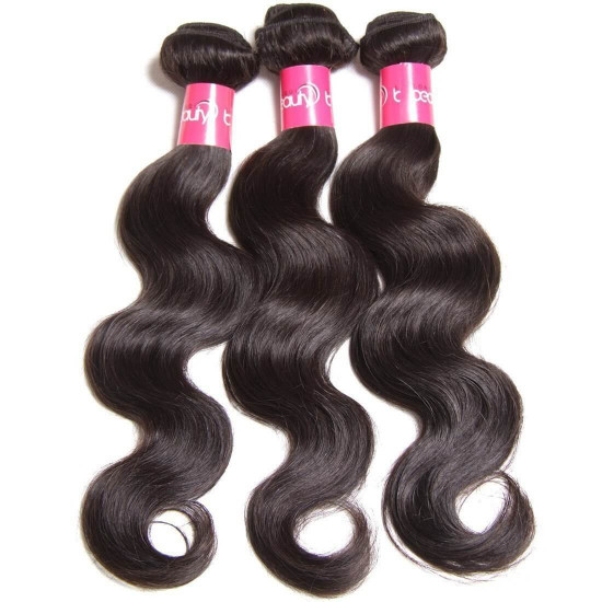 Preciousluxuryhair Hair Peruvian Hair Body Wave Hair Bundles 3pcs/pack, 100% Peruvian Human Hair Bundles