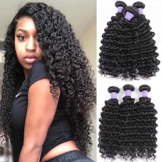 Preciousluxuryhair Affordable Remy Human Hair Deep Wave Hair Bulk Order For Wholesale Business 5pc/10pc Hair Bundles