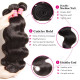 Preciousluxuryhair Hair Body Wave 3 Bundles with 13*4 Transparent Ear to Ear Frontal Closure