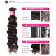 Preciousluxuryhair Hair Brazilian Natural Wave Hair 4 Bundles, 100% Virgin Human Hair