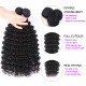 Preciousluxuryhair Hair Remy Human Hair Deep Wave Hair 1 Bundle Peruvian/Malaysian/Brazilian Human Hair Weaves