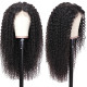 Preciousluxuryhair Hair 9a Grade Natural Pre-plucked Long Curly Transparent Lace Front Wigs 100% Human Hair 180% Density