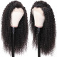 Preciousluxuryhair Hair 9a Grade Natural Pre-plucked Long Curly Transparent Lace Front Wigs 100% Human Hair 180% Density