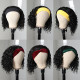 Preciousluxuryhair Headband Bob Wigs Water Wave Glueless Human Hair Wigs 150% Density Easy Wear & Go Wigs