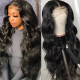 Preciousluxuryhair High-Quality Body Wave 13x4 HD Lace Front Wigs With Baby Hair Human Hair Wigs 180% Density