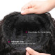 Preciousluxuryhair High-Quality Kinky Straight Human Hair Half Wigs For Women Glueless Wigs with Random Gift Headband