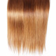 Preciousluxuryhair Hair Indian Virgin Straight Hair Ombre T1b/427 Color Human Hair Extensions 3/4 Bundles