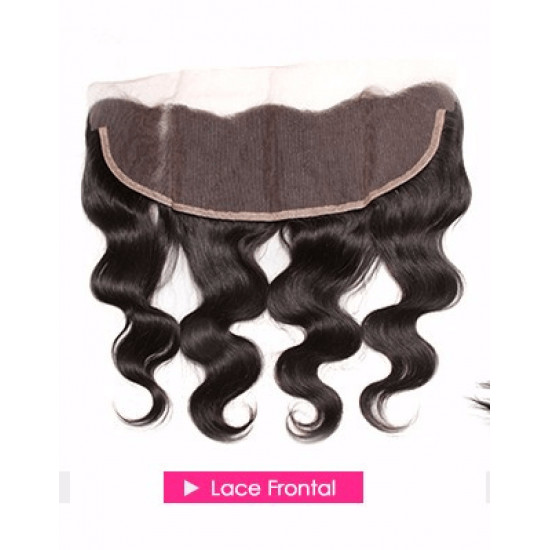 Preciousluxuryhair Hair Malaysian Body Wave 3 Bundles With 13X4 Lace Frontal, 100% Virgin Malaysian Hair Weaves