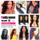 Preciousluxuryhair Hair Malaysian Body Wave 3 Bundles With 13X4 Lace Frontal, 100% Virgin Malaysian Hair Weaves