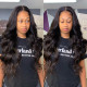 Preciousluxuryhair Peruvian Body Wave 3 Bundles with 13*4 Ear to Ear Lace Frontal 100% Human Hair