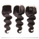 Preciousluxuryhair Hair Peruvian Virgin Hair Body Wave 3 Bundles With 4*4 Free/Middle/3 Part Lace Closure