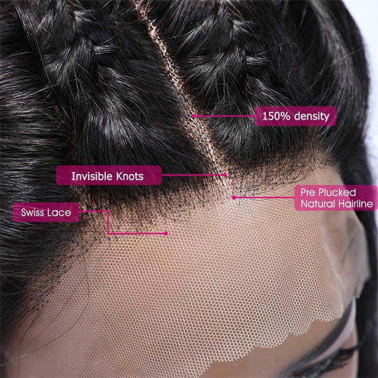 Preciousluxuryhair Fake Scalp Curly Human Hair Wigs 13*4 13*6 Lace Front Wigs Ivisible Glueless Lace Curly Hair Wig With Baby Hair 150% Density