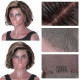 Preciousluxuryhair Short Hair Highlights Colour Free Part 13x4 Lace Front Bob Wigs 150% Density