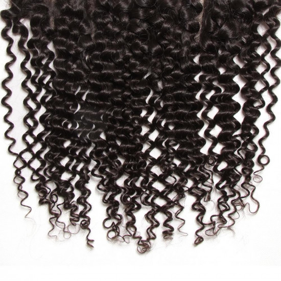 Preciousluxuryhair Hair Virgin Curly Hair 13*4 Ear to Ear Lace Frontal 1pcs/lot